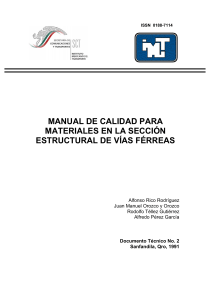 Manual calidades para balasto SCT