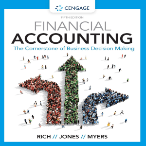 eBook Financial Accounting 5th Edition By Jay Rich, Jefferson Jones, Linda Myers