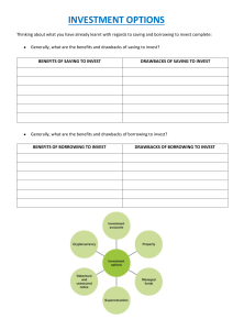 2. INVESTMENT OPTIONS