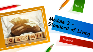 Module 3 - Standard of Living 2024