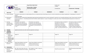 Empowerment Technology Lesson Log