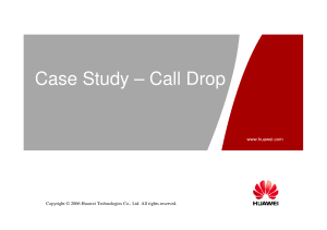 GSM Call Drop Huawei