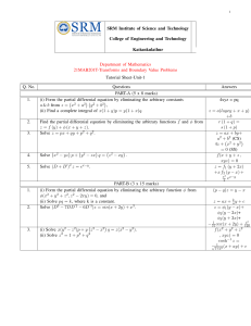 21MAB201T-Tutorial Sheet unit-1