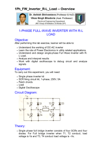 1Ph FW Inverter R-L Load