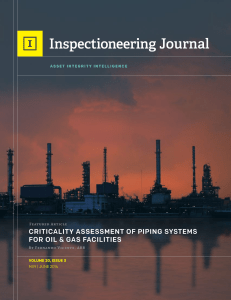 Piping System Criticality Assessment for Oil & Gas