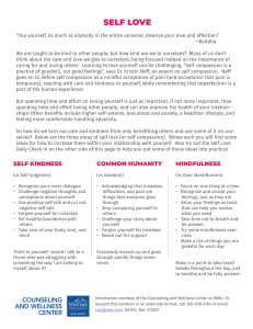 wwu self love worksheet fall 2021