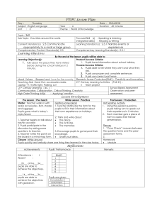 PDPC Lesson Plan