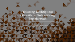 4 Tekstong Deskriptibo Makulay na Paglalarawan-1