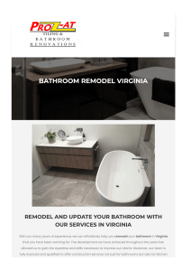 Bathroom Remodel Virginia