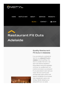 Restaurant Fit Outs Adelaide