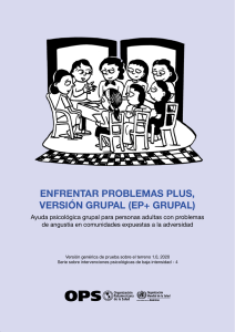 Enfrentar problemas PLUS versión grupal