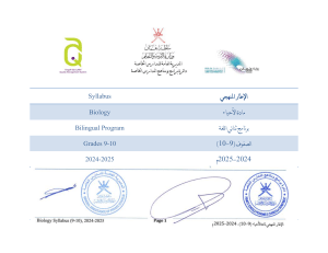 Biology syllabus GD 9 & 10 -2024-2025 -approved