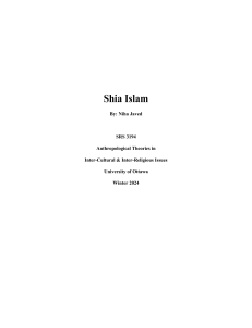 Shia Islam - Niha Javed - SRS 3194