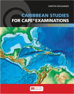 CARIBBEAN STUDIES FOR CAPE EXAMINATIONS