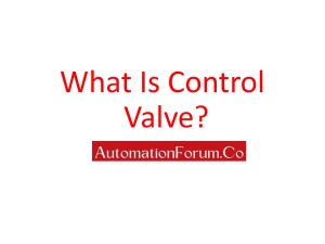 CONTROL VALVE