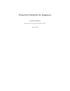 Numerical Methods for Engineers