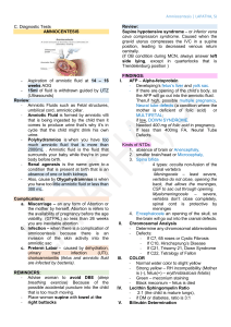 Amniocentesis Reviewer