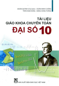 Tài Liệu Giáo Khoa Chuyên Toán Đại Số 10 - Đoàn Quỳnh