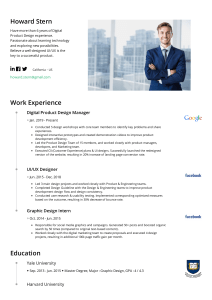 Chronological Resume