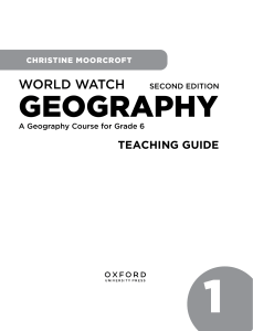 World Watch Geography Second Edition TG 1