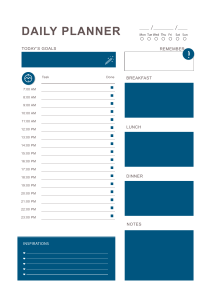 daily planner