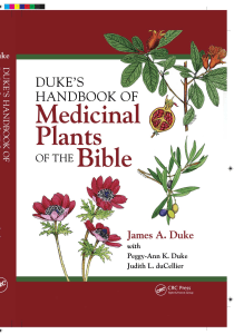 Medicinal Plants of the Bible