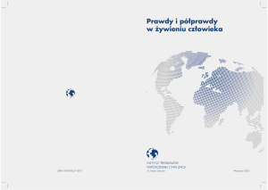 Prawdy i półprawdy w żywieniu człowieka