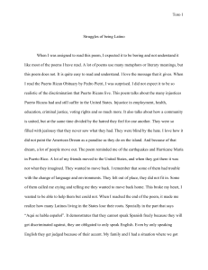 Reflective Essay 