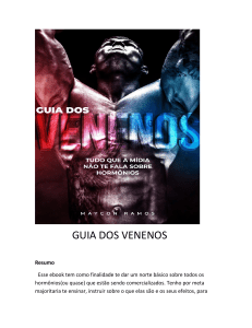 Guia dos Venenos: Hormônios e Musculação