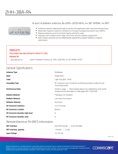 2HH-38A-R4 Antenna