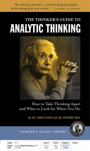 The thinker's guide to Analytic Thinking