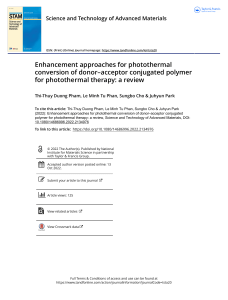 Enhancement approaches for photothermal conversion