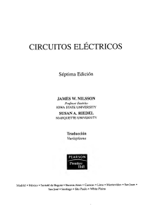 Circuitos Eléctricos: Libro de Texto Universitario