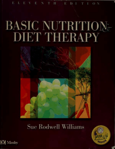 Basic Nutrition and Diet Therapy (Sue Rodwell Williams)