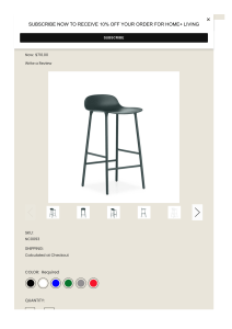 Normann copenhagen form bar stool