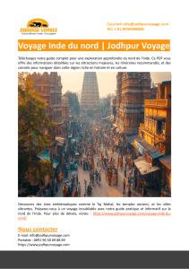 Voyage Inde du nord