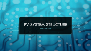 PV System structure