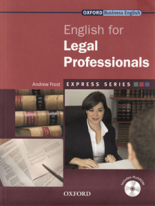 English for Legal Professionals