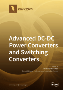 Advanced DCDC Power Converters and Switching Converters