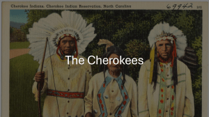 Cherokees Presentation