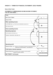 GR 10 Formats Financial statements 2022