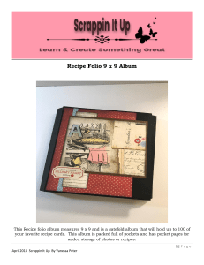 Recipe-Folio-9-x-9-Album