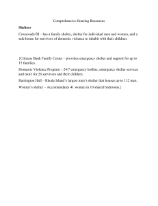 Comprehensive Housing Resources ROUGH DRAFT