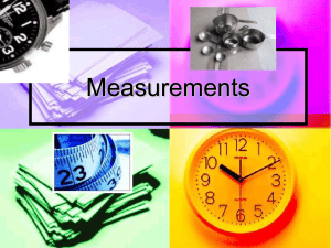 Measurements