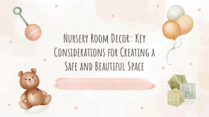 Key Considerations for Creating a Safe and Beautiful Space