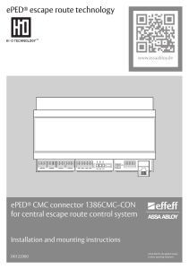 EffEff 1386CMC-CON CMC Connector Instructions