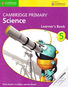 Cambridge Primary Science 5 Learners Book