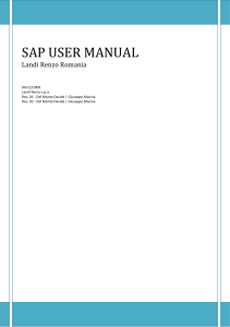 SAP USER MANUAL v2