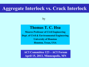 Hsu (2013 ACI Con) Agg interlock vs crack interlock