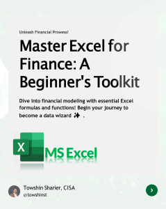 Master Excel for Finance: Beginner's Toolkit